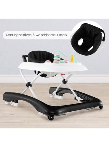 COSTWAY 3 in 1 Lauflernhilfe klappbar in Schwarz