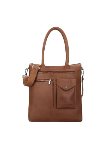 Cowboysbag Aktentasche Leder 35 cm Laptopfach in cognac