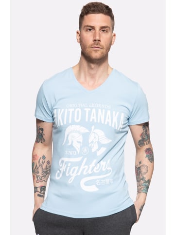 Akito Tanaka Akito Tanaka T-Shirt mit Frontprint Gladiator Fighters in blau