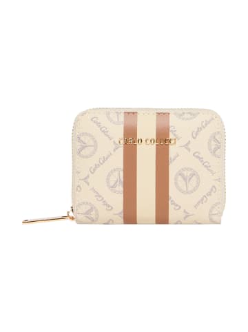 Carlo Colucci Geldbörse Elma in Creme