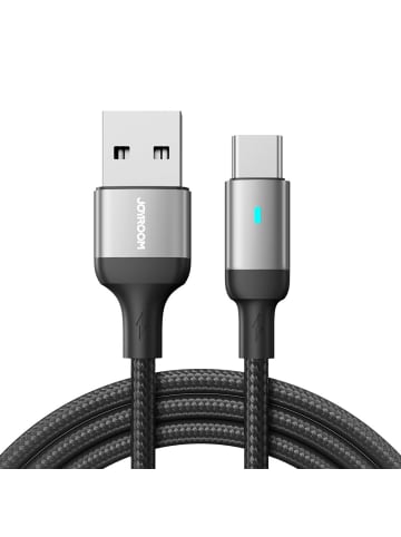 COFI 1453 Ladekabel Extraordinary Series A10 USB-A / USB-C 3A-Kabel 1,2 m in Schwarz