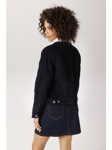 Aniston CASUAL Cordjacke in marine-wollweiß
