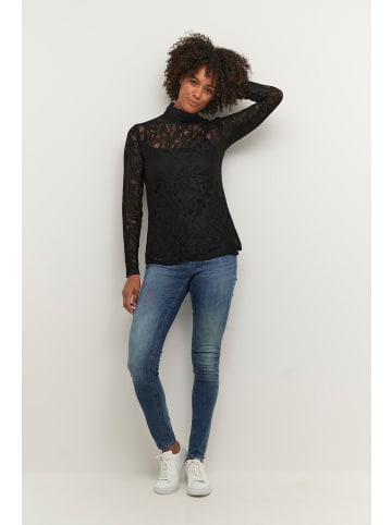 CULTURE Langarm-Bluse CUnicole in Black