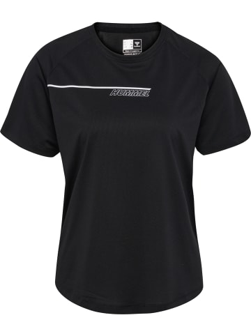 Hummel Hummel T-Shirt Hmlcourt Paddeltennis Damen Atmungsaktiv Feuchtigkeitsabsorbierenden Leichte Design in BLACK