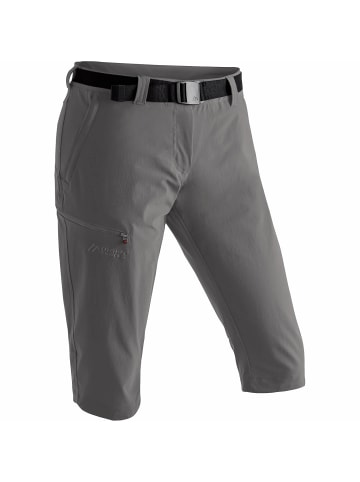 Maier Sports Caprihose Inara Slim in Steingrau071