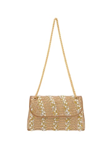 faina Flap Bag Flap Bag in Gold
