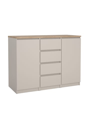 ebuy24 Sideboard Naia Eiche 121 x 50 cm