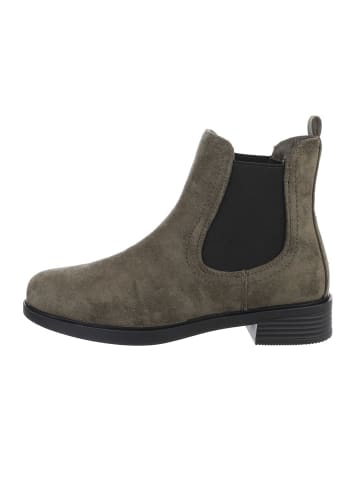 Ital-Design Stiefelette in Olive