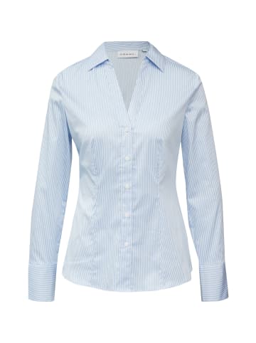 comma Hemdbluse in hellblau weiß