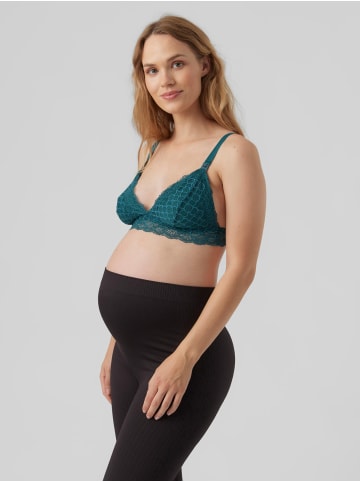 mama licious Still BH Ohne Bügel Feiner Schwangerschaft Bustier Spitzen BH in Grün