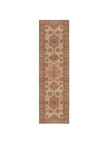 KADIMA DESIGN Teppich Flachgewebe Orientalisch, Wohnzimmer in Rosa