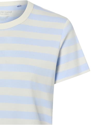 Marie Lund Shirt in hellblau vanille - 0003