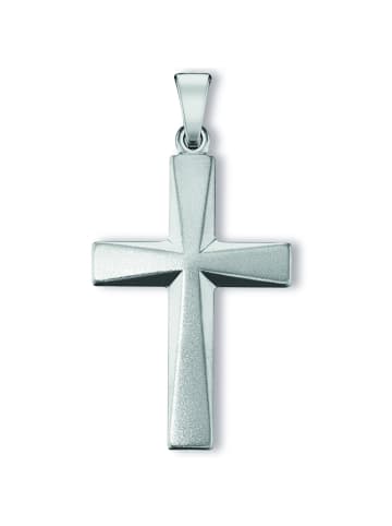 ONE ELEMENT  Kreuz Anhänger aus 925 Silber in silber