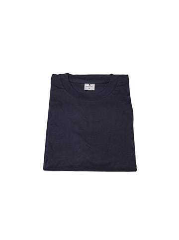 Ragman Rundhals T-Shirt für Herren in marineblau