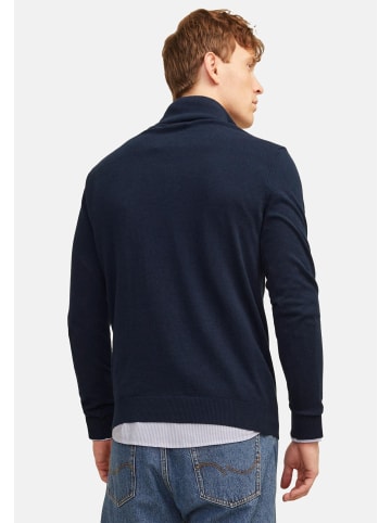 Jack & Jones Troyer Emil Knit in Navy blazer