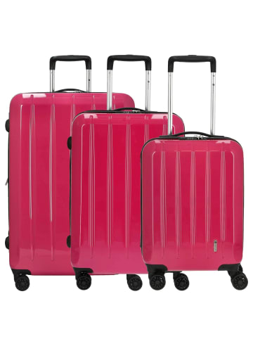 Check.In London 2.0 Trolley-Set 3tlg. (orange) in pink