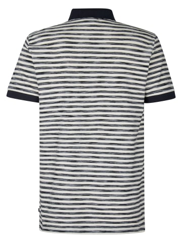 Petrol Industries Gestreiftes Poloshirt Clearwaterview in Blau