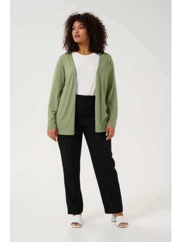 KAFFE curve Strickjacke KCfarsia in Oil Green