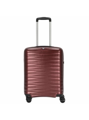 Roncato Wave - 4-Rollen Kabinentrolley S 55 cm (nero) in rosso scuro