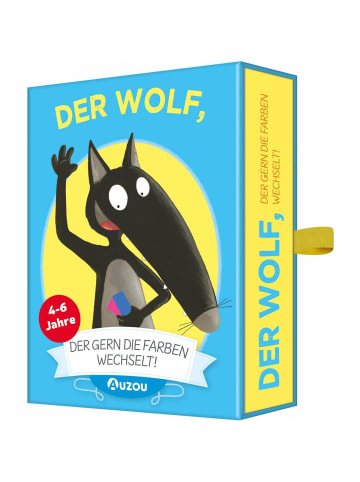 AUZOU Kinderspiel Der Wolf, der gern die Farben wechselt in Bunt