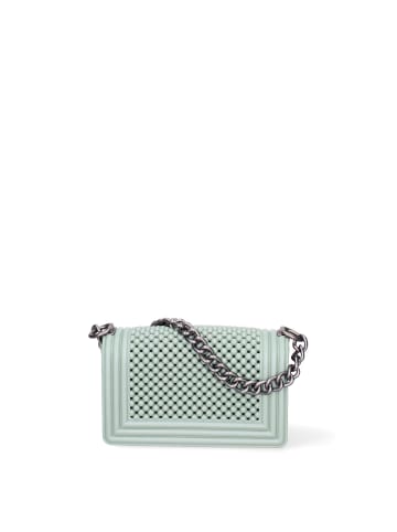 Marc Ellis Handtasche in LIGHT GREEN AND SILVER
