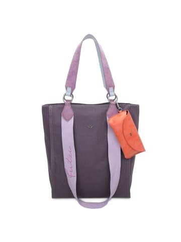 Fritzi aus Preußen Izzy02 Canvas Shopper Tasche 32 cm in plumy