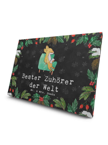 Mr. & Mrs. Panda Tee Adventskalender Fuchs Bester Zuhörer der We... in Kreidetafel