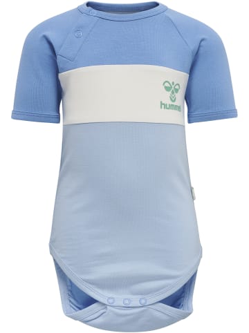 Hummel Druckknopf Raglanärmel Hmlaslan Lebensstil Jungen in SILVER LAKE BLUE