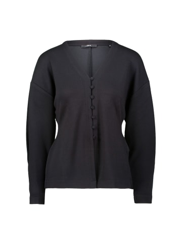 Zero  Sweatshirt mit Knopfleiste in Black Beauty
