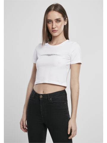 Mister Tee Cropped Tees in white