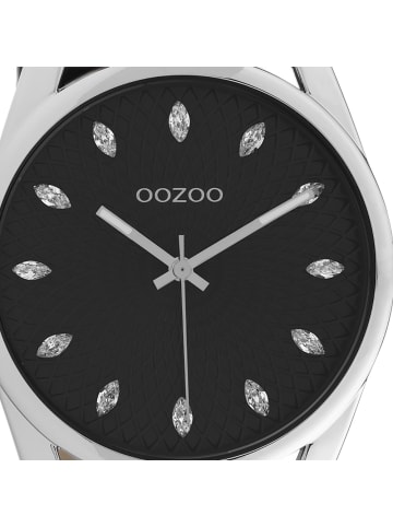 Oozoo Armbanduhr Oozoo Timepieces schwarz groß (ca. 45mm)