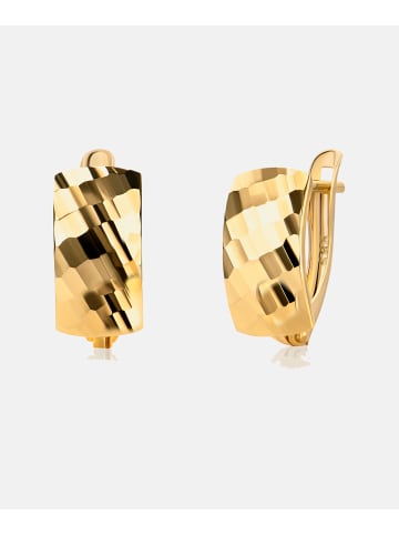 Diamant L'éternel Ohrringe aus 375 Gelbgold