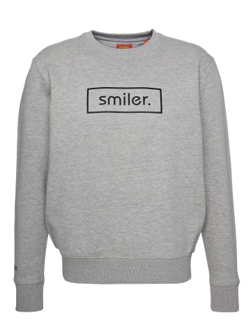 smiler. Sweatshirtpullover Cuddle. in GRAU