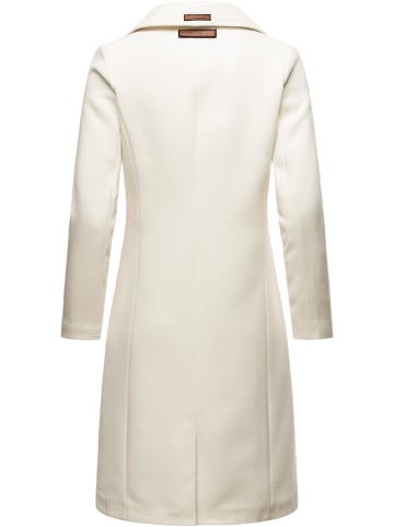 Navahoo Wintermantel Wooly in Offwhite