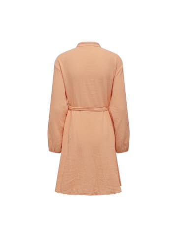 ONLY Kleid in Orange Chiffon