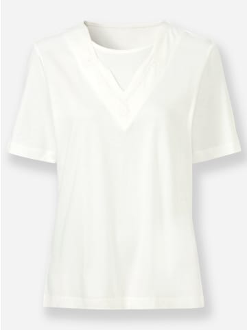 WITT WEIDEN Kurzarmshirt in ecru