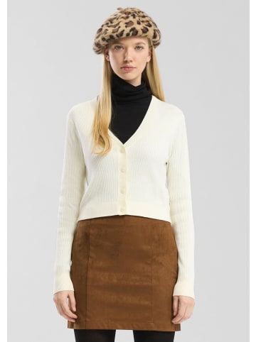 QS Strickjacke in 0200_creme