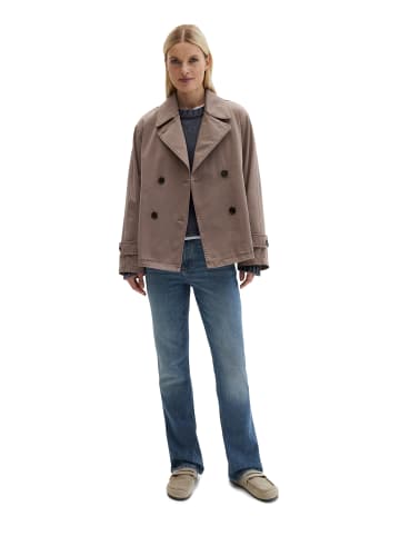Marc O'Polo Cabanjacke relaxed garment-dyed in Chalky Brown
