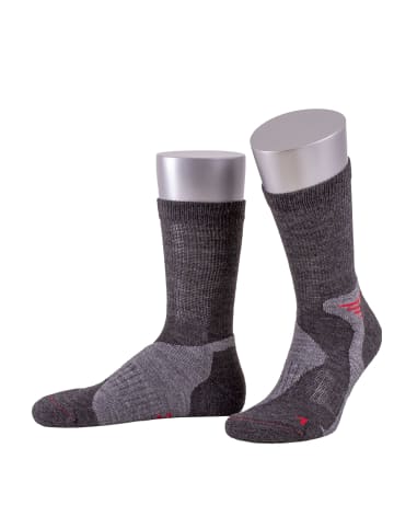 JD J. Dirks Outdoor-Funktions-Wollsocken OD40 in anthrazit (02)