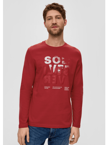 s.Oliver T-Shirt langarm in Rot