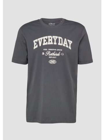 s.Oliver T-Shirt in 95D1_schiefergrau