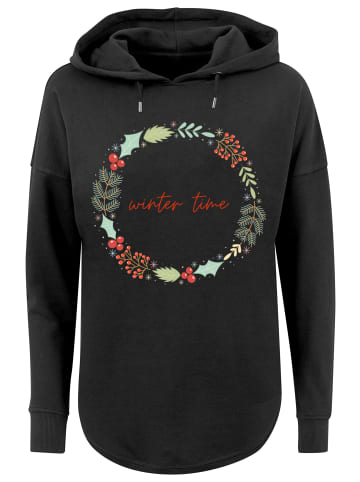 F4NT4STIC Oversized Hoodie Winter Time in schwarz