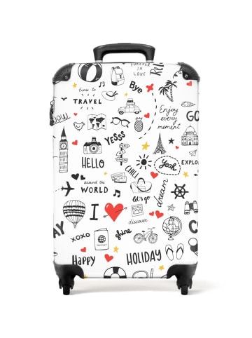 NoBoringSuitCases Suitcase Illustrationsmuster zum Thema Urlaub –