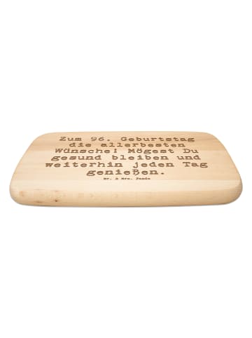 Mr. & Mrs. Panda Holzbrett Spruch 96. Geburtstag mit Spruch in Transparent