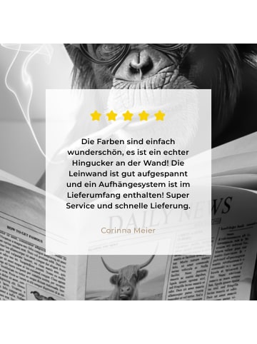 MuchoWow Leinwand bilder Mehrfarbig (BxH)