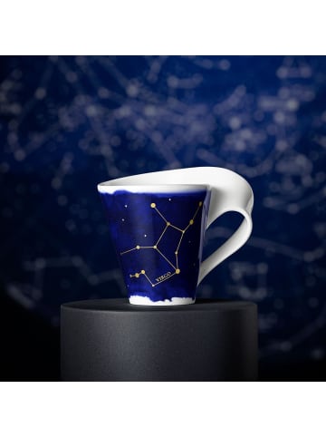 Villeroy & Boch Tasse Jungfrau NewWave Stars 300 ml weiß-blau in weiß-blau