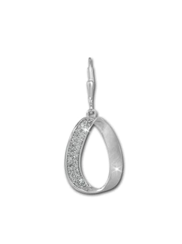 SilberDream Ohrringe Silber 925 Sterling Silber Oval Ohrhänger