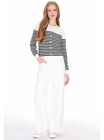 DreiMaster Women Cardigan in offwhite black