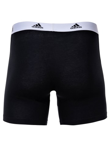 adidas Boxershort 3er Pack in Schwarz/Weiß