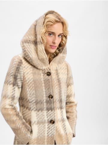 AMBER & JUNE Jacke in vanille melange - 0003